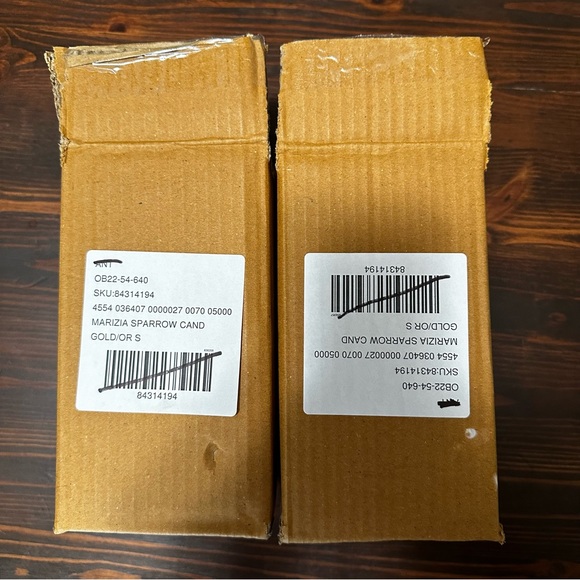 SET OF TWO Anthropologie Marizia Sparrow Candle Holder - Picture 5 of 13